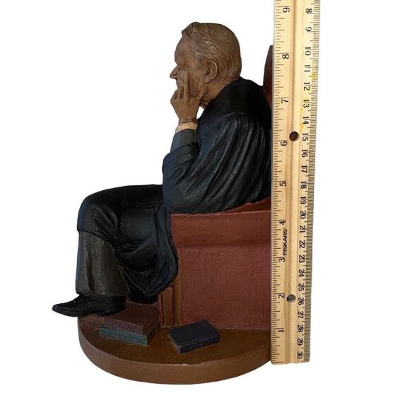 Tom Clark Gnome Figurine SIGNED Judge Snepp Vintage sculpture lawyer gift court - Picture 8 of 16